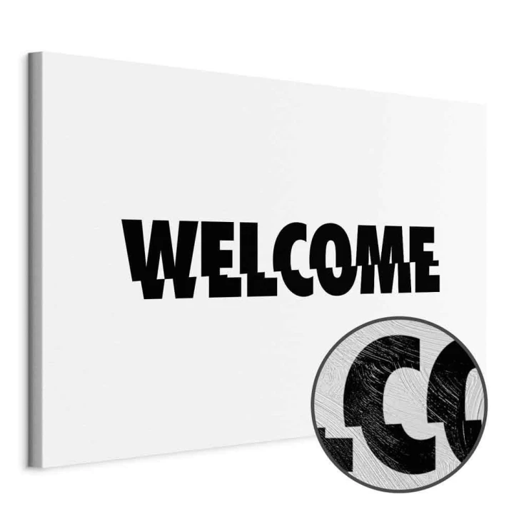 Obraz - Welcome (1-częściowy) szeroki