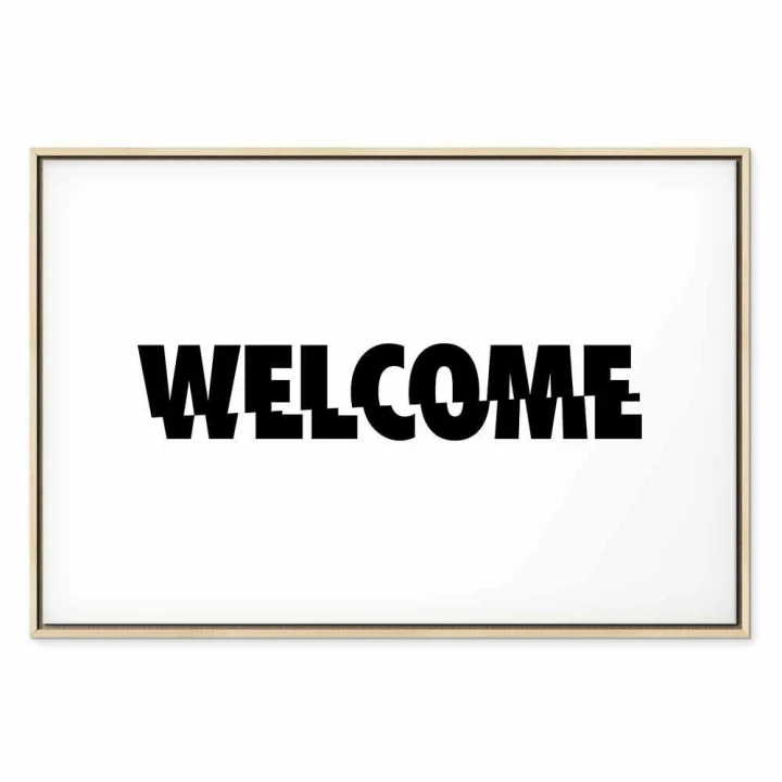 Obraz - Welcome (1-częściowy) szeroki