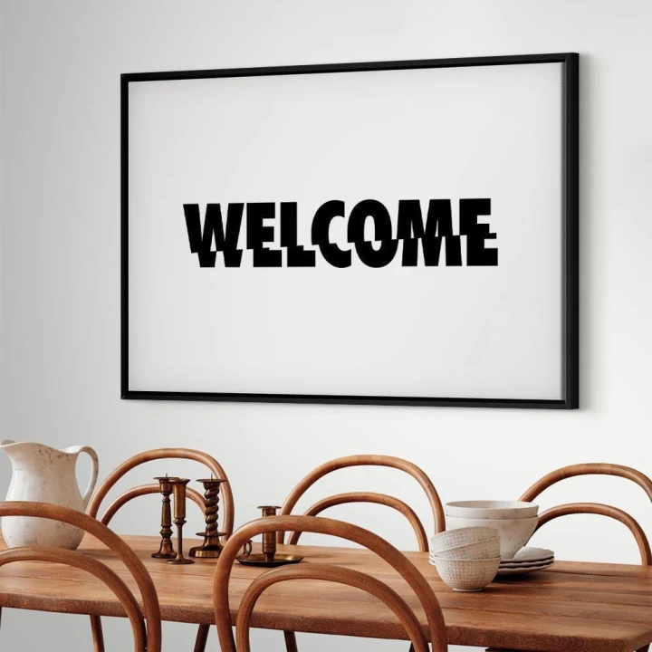 Obraz - Welcome (1-częściowy) szeroki