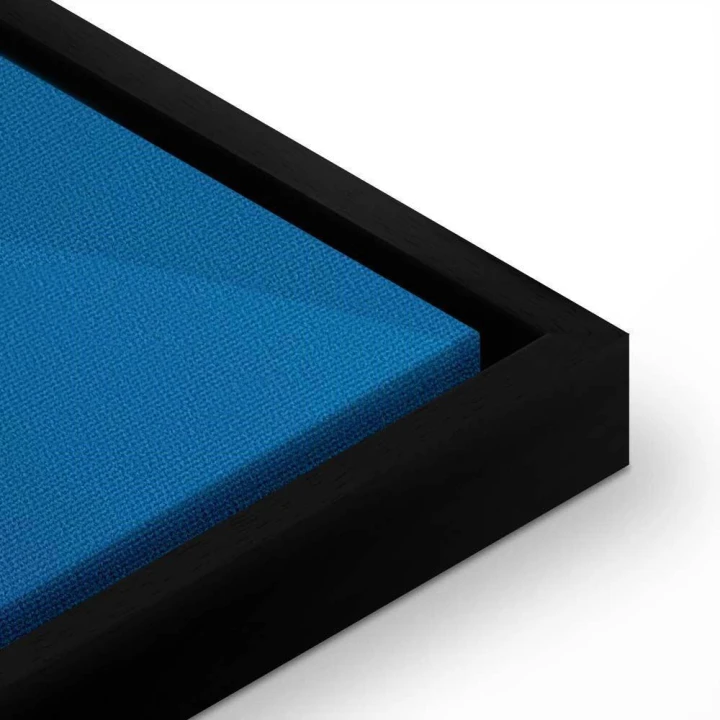 Obraz - W cieniu klasycznego błękitu (1-częściowy) - złote koło w abstrakcji