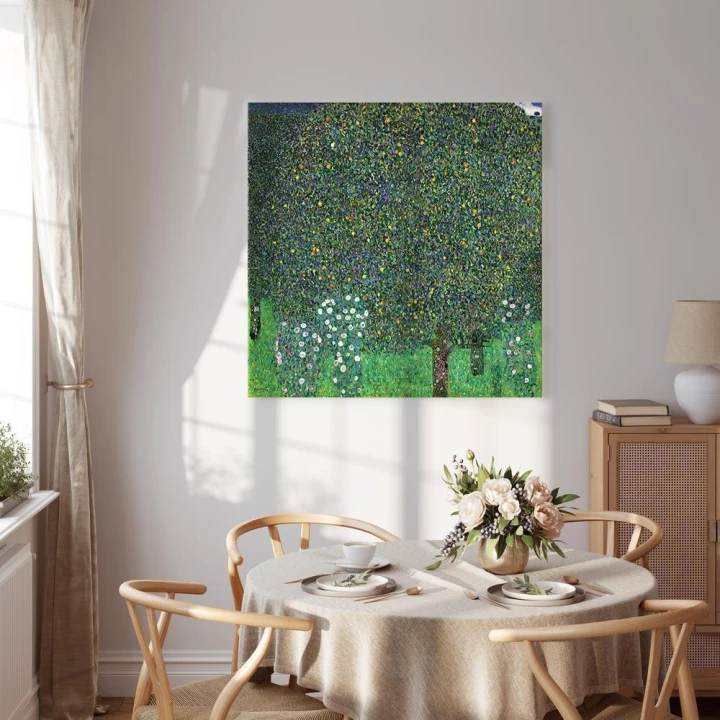 Obraz - Gustav Klimt – Róże wśród drzew