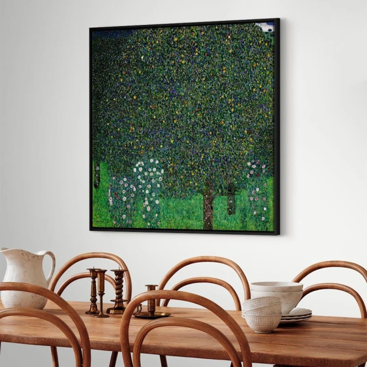 Obraz - Gustav Klimt – Róże wśród drzew