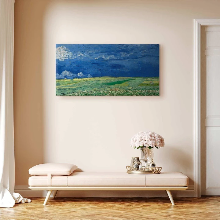 Obraz - Vincent van Gogh – Pole pszenicy przed burzą