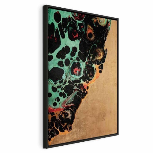 Obraz - Kompozycja mikro kształtów (1-częściowy) - abstrakcyjne formy barw