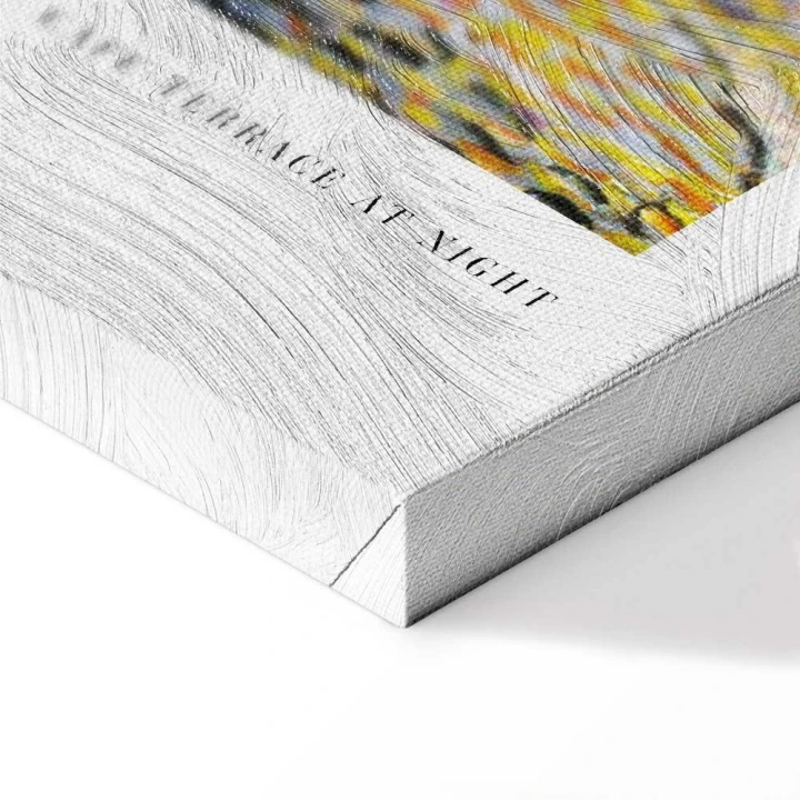 Obraz - Kawiarenka nocą (1-częściowy) pionowy