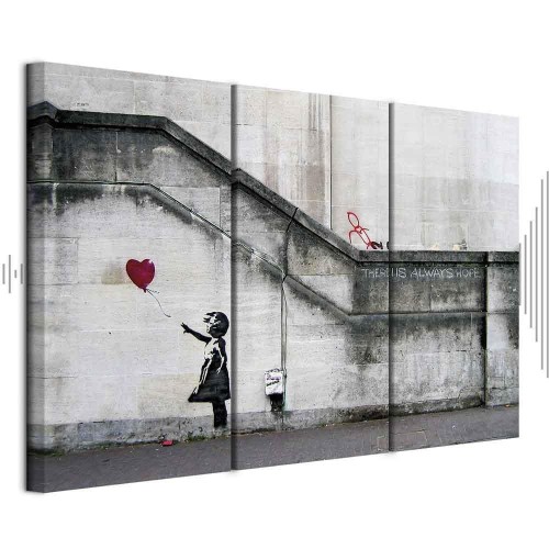 Obraz - Girl With a Balloon by Banksy