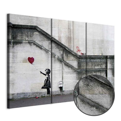 Obraz - Girl With a Balloon by Banksy