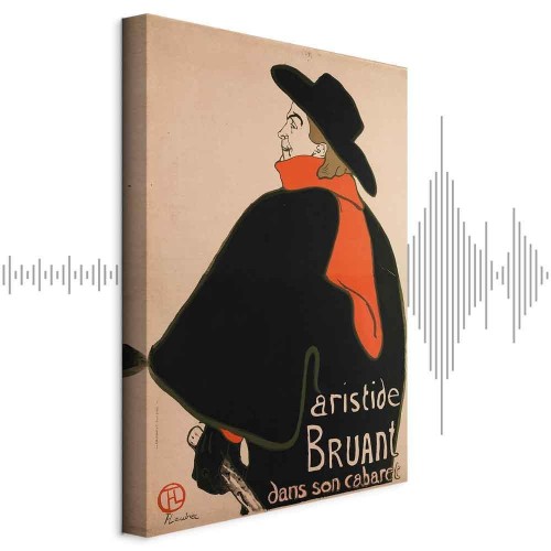 Obraz - Aristide Bruant: Dans son cabaret (1-częściowy) pionowy