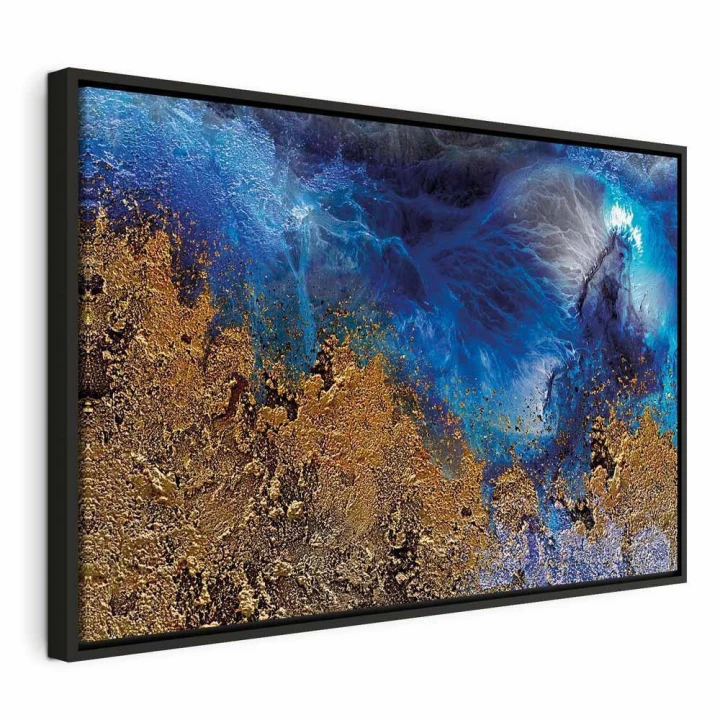 Obraz - Złoto oceanu (1-częściowy) szeroki