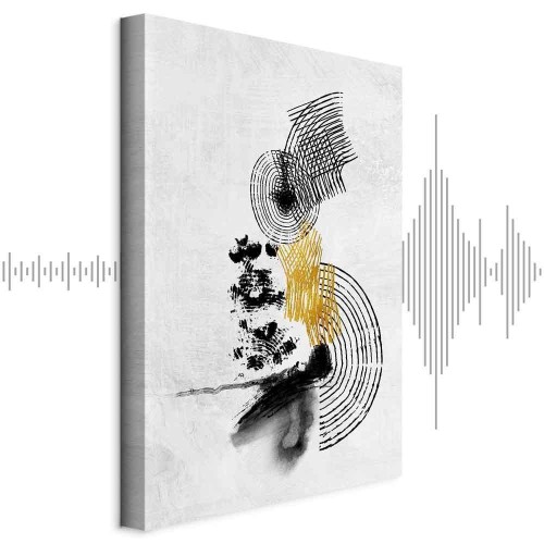 Obraz - Pejzaż ze słońcem (1-częściowy) pionowy