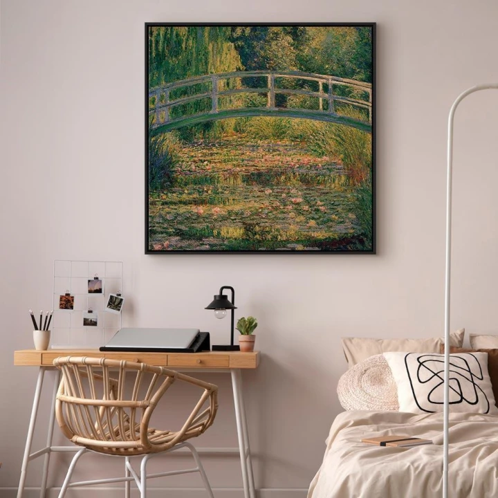 Obraz - Claude Monet – Mostek nad stawem z liliami wodnym
