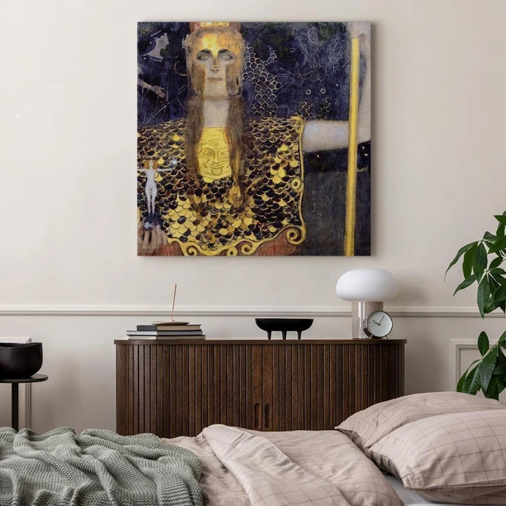 Obraz - Gustav Klimt – Pallas Atena