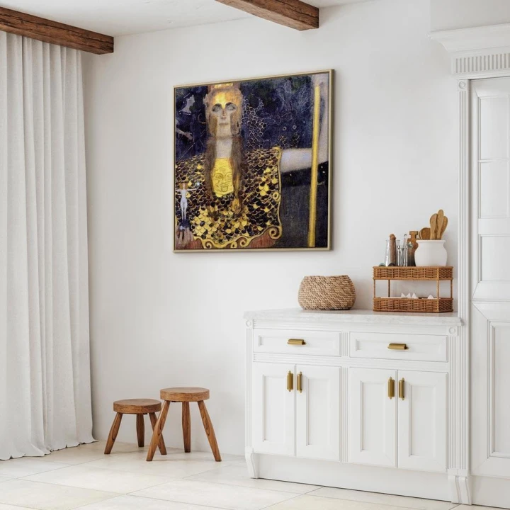 Obraz - Gustav Klimt – Pallas Atena