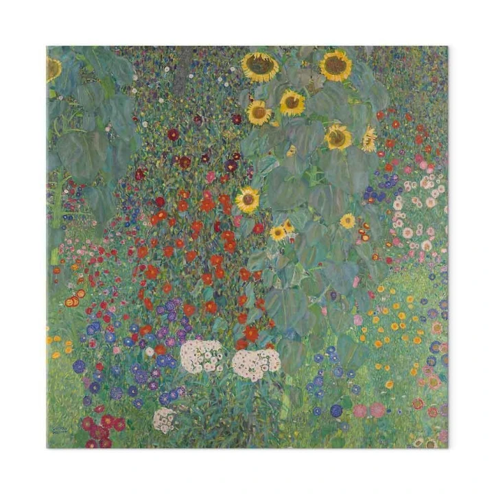 Obraz - Gustav Klimt – Ogród wiejski ze słonecznikami