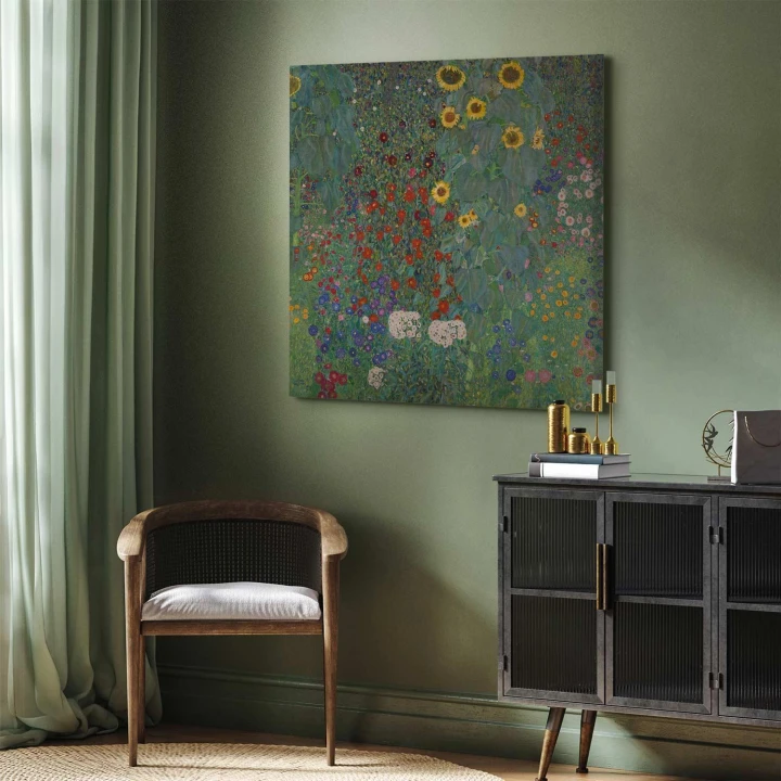 Obraz - Gustav Klimt – Ogród wiejski ze słonecznikami