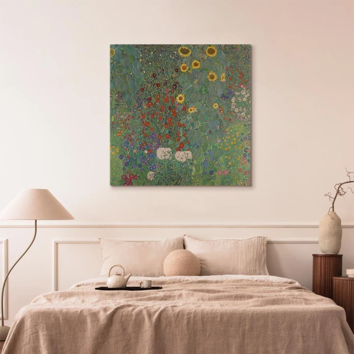 Obraz - Gustav Klimt – Ogród wiejski ze słonecznikami