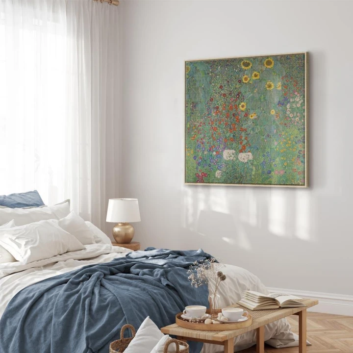 Obraz - Gustav Klimt – Ogród wiejski ze słonecznikami