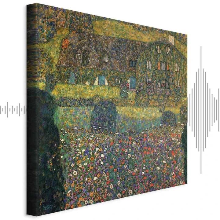 Obraz - Gustav Klimt – Country House on the Attersee Lake