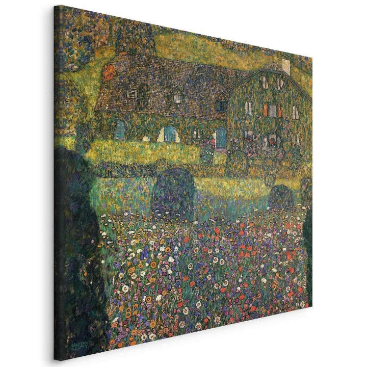 Obraz - Gustav Klimt – Country House on the Attersee Lake
