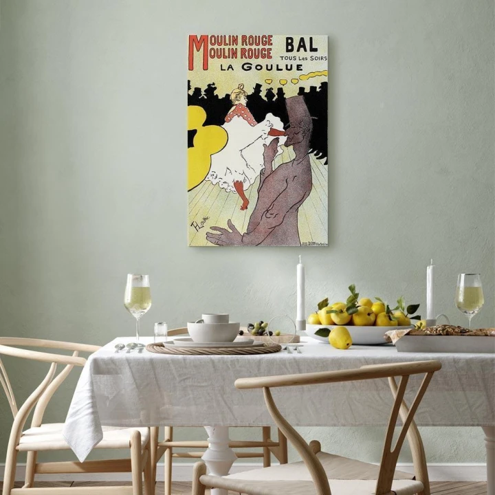 Obraz - Henri de Toulouse-Lautrec – Moulin Rouge - La Goulue