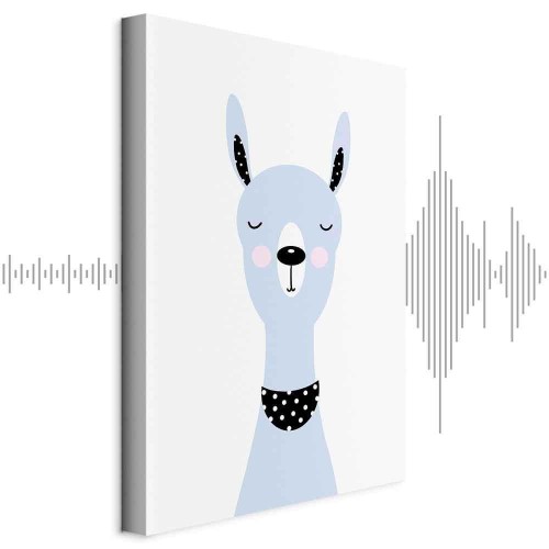 Obraz - Urocza lama (1-częściowy) pionowy