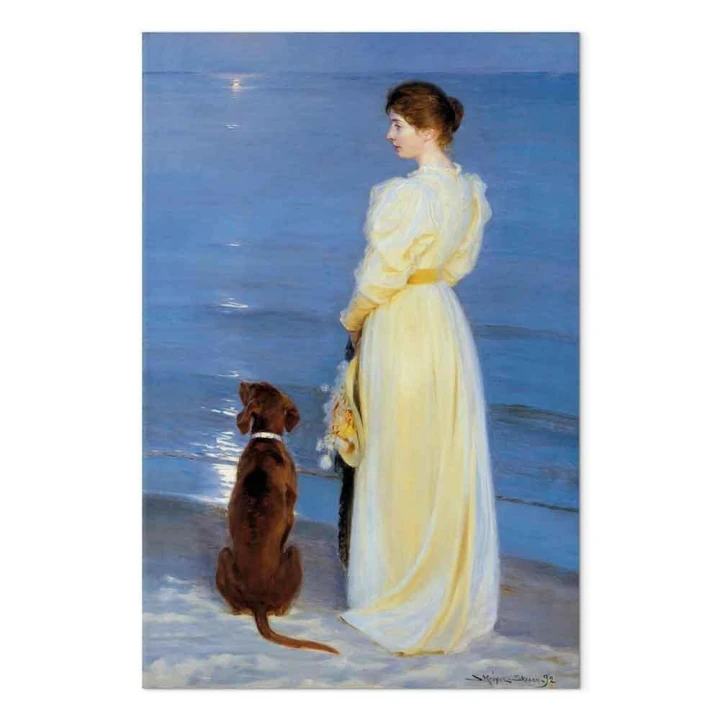 Obraz - Peder Severin Kroyer – Letni wieczór w Skagen