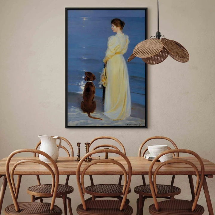 Obraz - Peder Severin Kroyer – Letni wieczór w Skagen