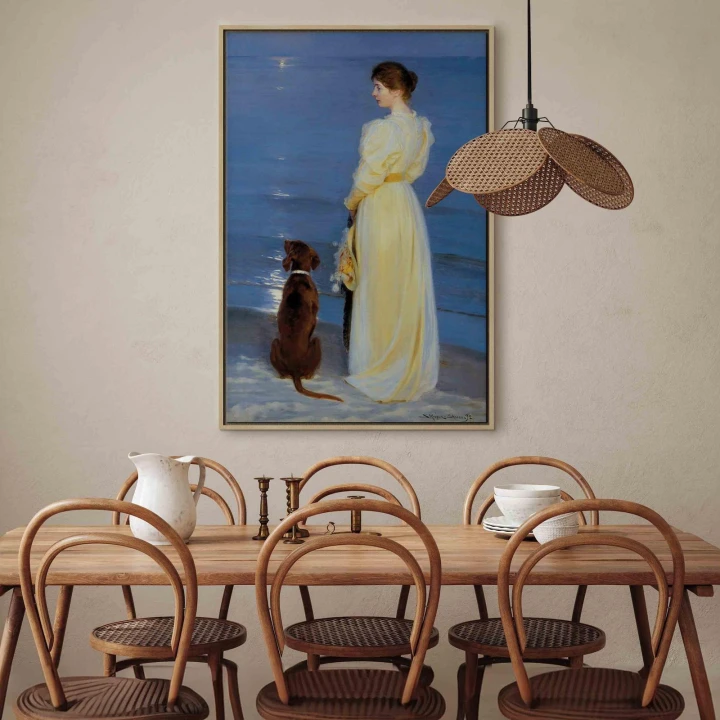 Obraz - Peder Severin Kroyer – Letni wieczór w Skagen