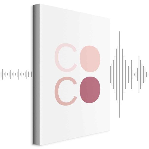 Obraz - Różowe Coco (1-częściowy) pionowy