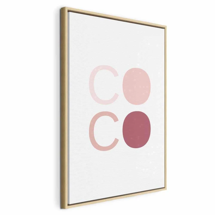 Obraz - Różowe Coco (1-częściowy) pionowy