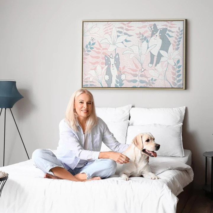 Obraz - Kocie sprawy (1-częściowy) szeroki - drugi wariant