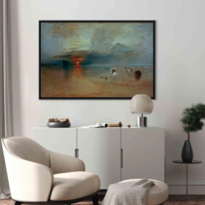 Obraz - William Turner – Plaża Calais, odpływ