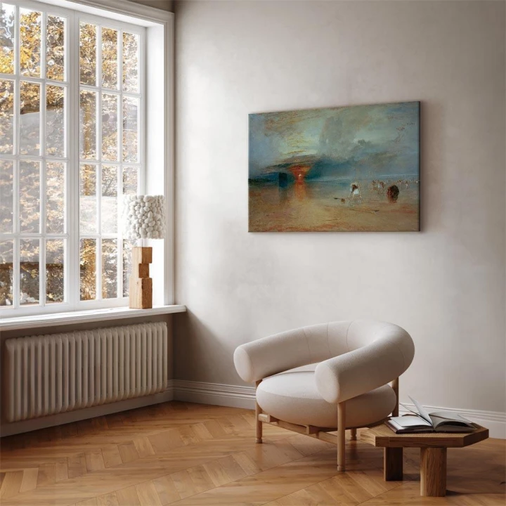 Obraz - William Turner – Plaża Calais, odpływ