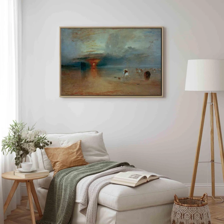 Obraz - William Turner – Plaża Calais, odpływ