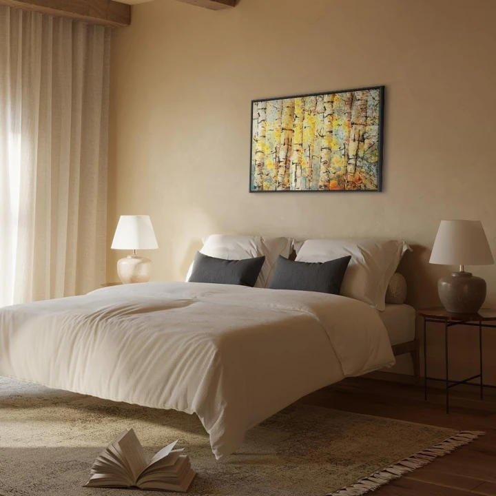 Obraz - Letnie kolory lasu (1-częściowy) szeroki