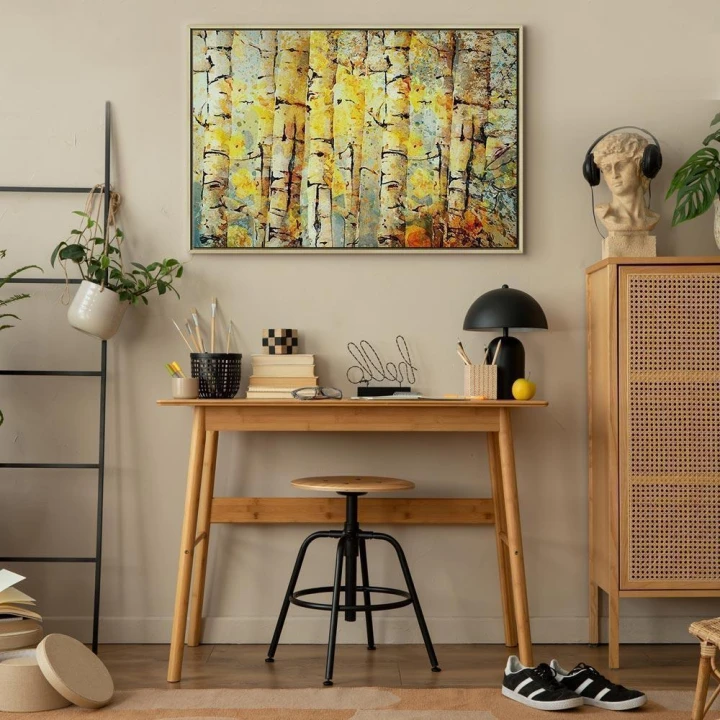 Obraz - Letnie kolory lasu (1-częściowy) szeroki