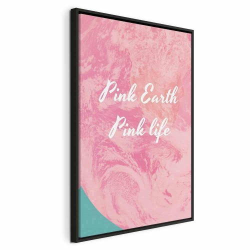 Obraz - Pink Earth, Pink Life (1-częściowy) pionowy