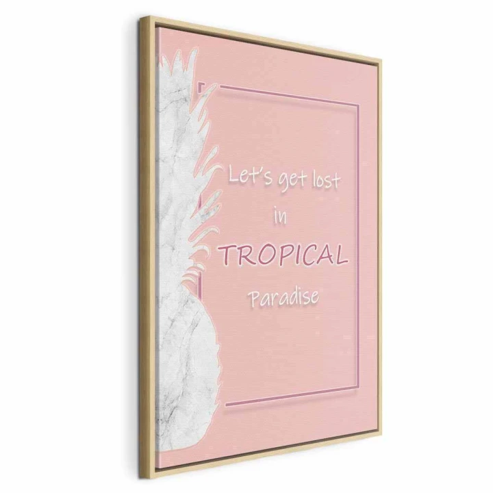 Obraz - Let's Get Lost in Tropical Paradise (1-częściowy) pionowy