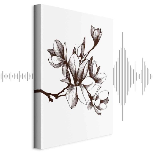 Obraz - Renesansowe magnolie (1-częściowy) pionowy
