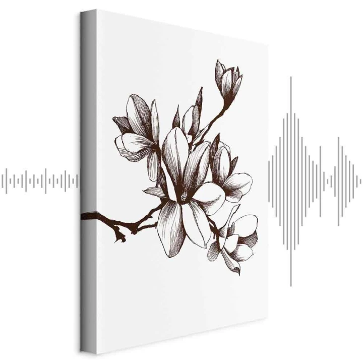 Obraz - Renesansowe magnolie (1-częściowy) pionowy