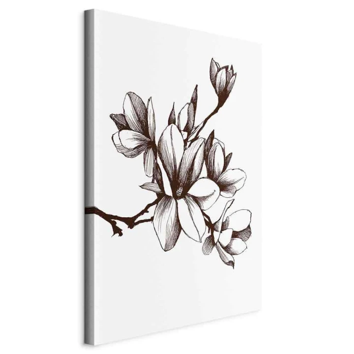 Obraz - Renesansowe magnolie (1-częściowy) pionowy