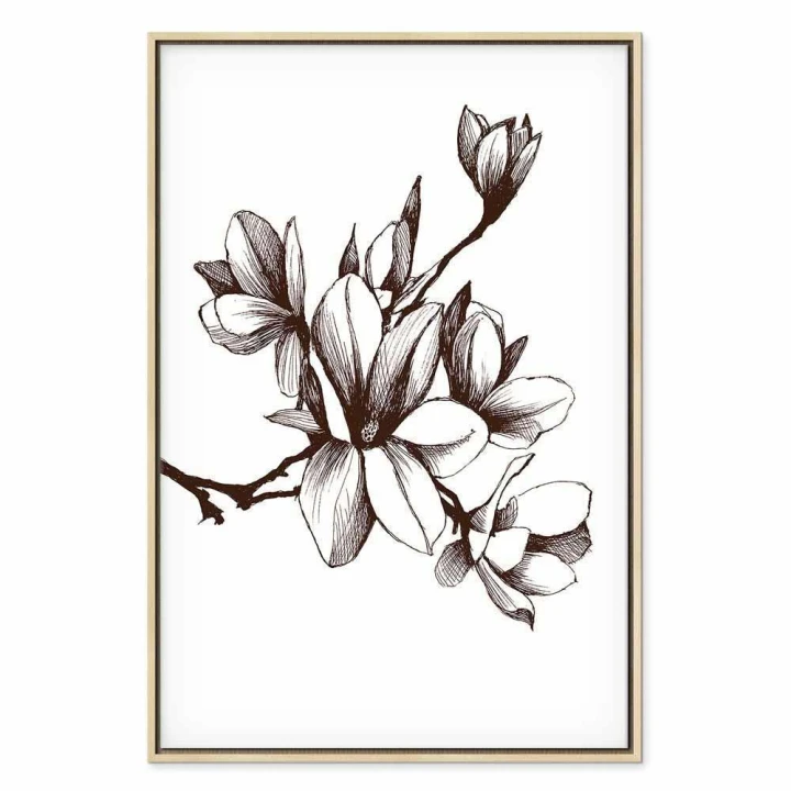 Obraz - Renesansowe magnolie (1-częściowy) pionowy