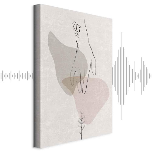 Obraz - Delikatny dotyk (1-częściowy) pionowy