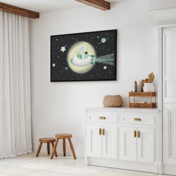 Obraz - Ekipa z rakiety (1-częściowy) szeroki