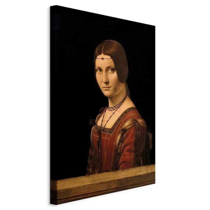 Obraz - Leonardo da Vinci – Piękna Ferronière