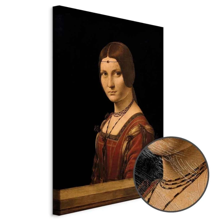 Obraz - Leonardo da Vinci – Piękna Ferronière