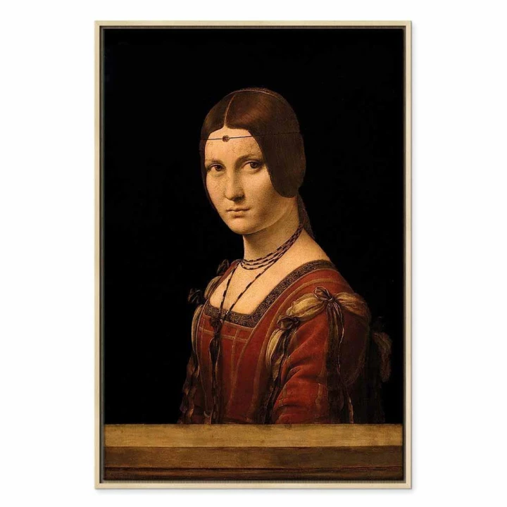 Obraz - Leonardo da Vinci – Piękna Ferronière