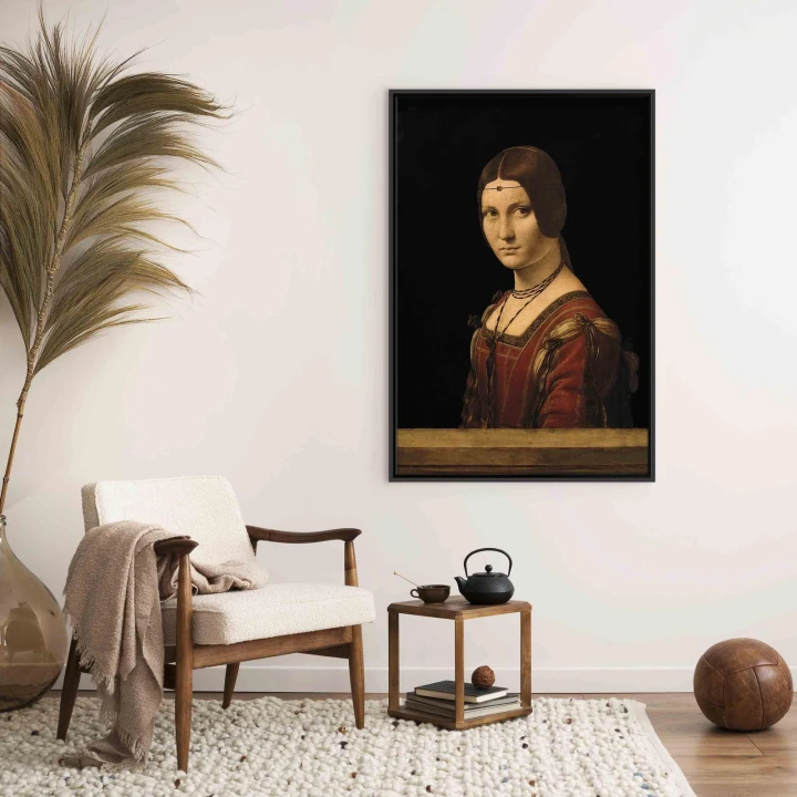 Obraz - Leonardo da Vinci – Piękna Ferronière