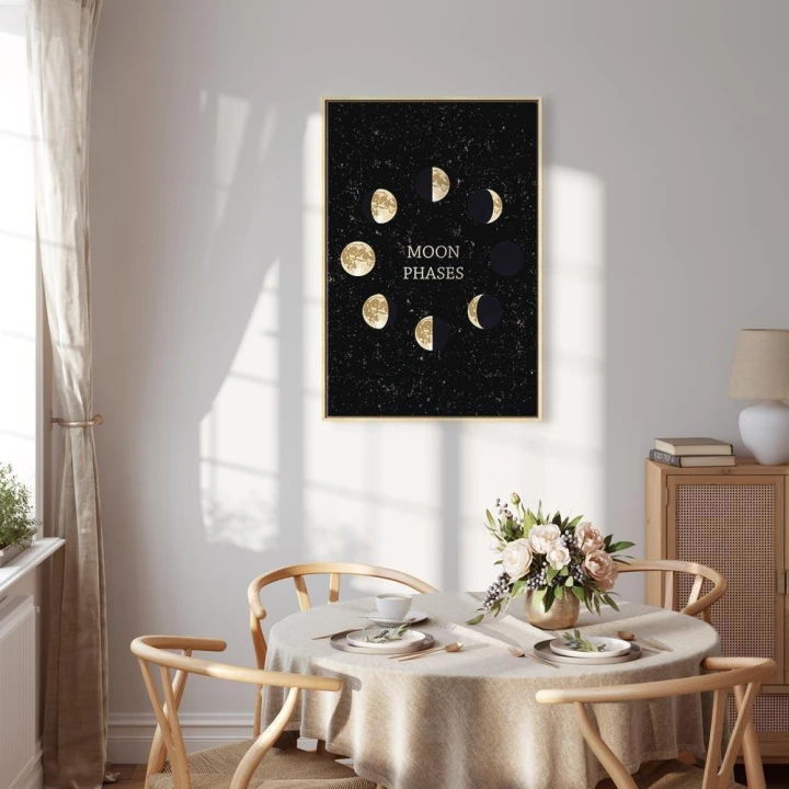 Obraz - Cykl lunarny (1-częściowy) pionowy