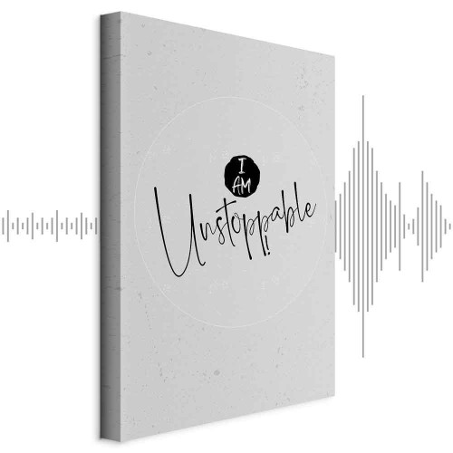 Obraz - I Am Unstoppable (1-częściowy) pionowy